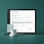 alt_text: Mała firma analizuje oferty pożyczek, otoczona dokumentami i zadowolonym przedsiębiorcą.