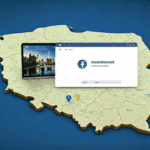 alt_text: Grupa ludzi korzystających z technologii, omawiających usługi finansowe w lokalnych grupach Facebooka.